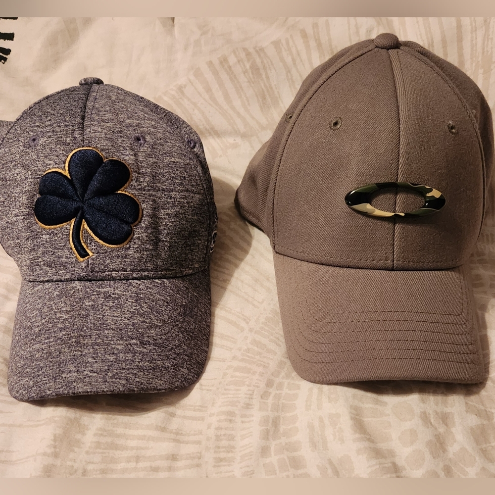 Men and or Womens Oakley and Norte Dame caps Combo